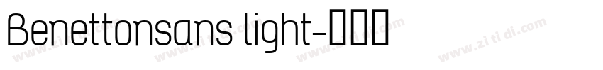 Benettonsans light字体转换